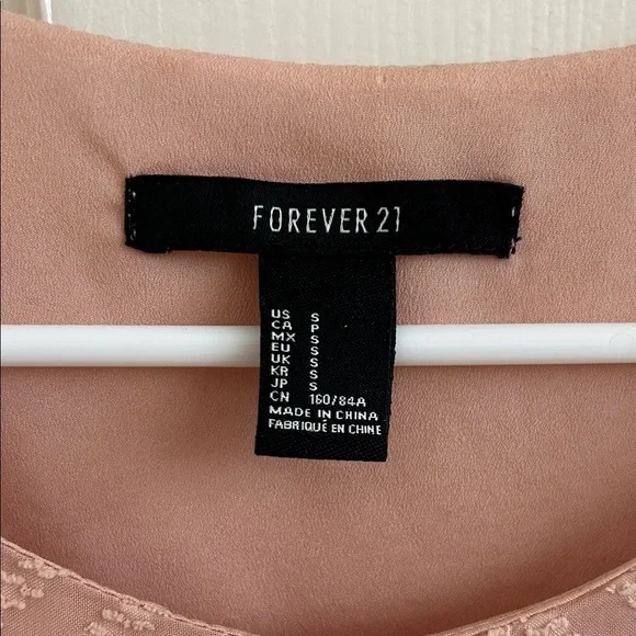 Forever 21 Pink Chevron Mini Dress - Picture 3 of 3